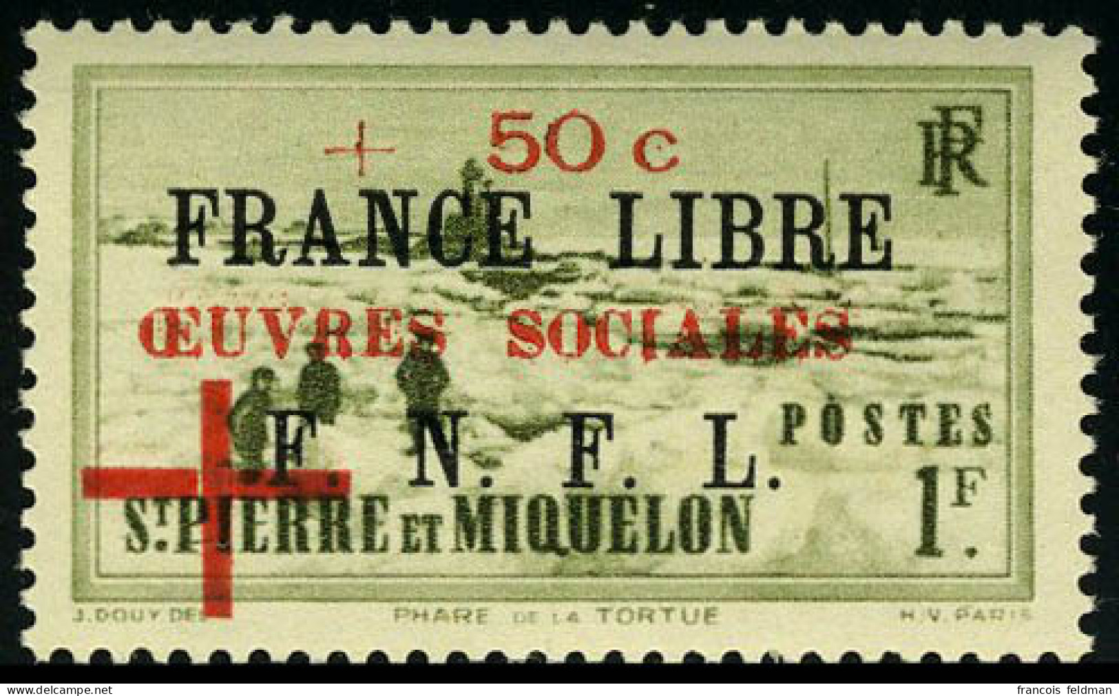 Neuf Sans Charnière N° 310/11, La Paire France Libre Oeuvres Sociales, TB - Andere & Zonder Classificatie
