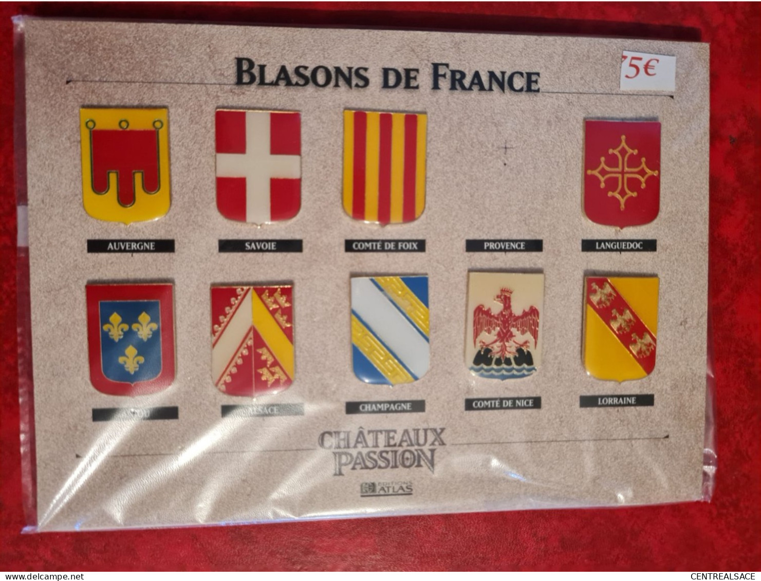 LOT 9  PIN'S BLASONS DE FRANCE - Lots