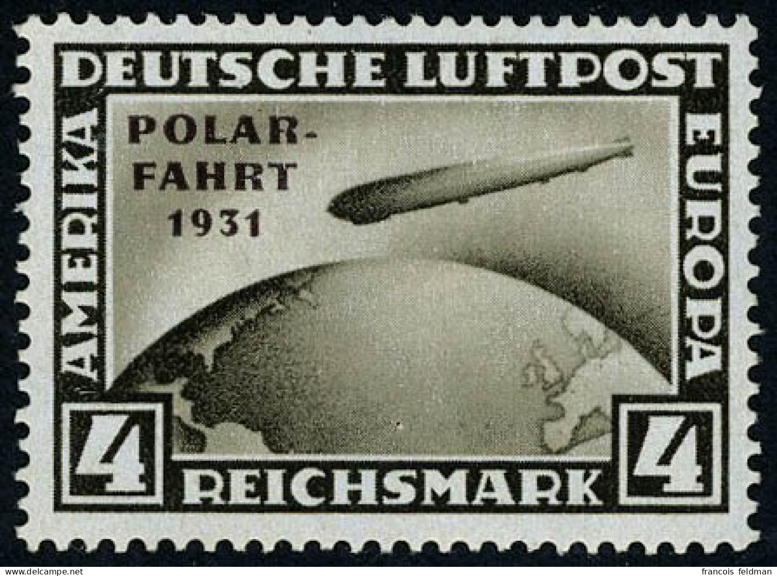 Neuf Avec Charnière N° 42, 4m, Polar Fahrt 1931, Cl, TB - Sonstige & Ohne Zuordnung