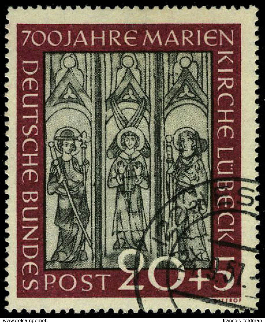 Oblitéré N° 25/26, La Paire Marien Kirche, TB - Sonstige & Ohne Zuordnung