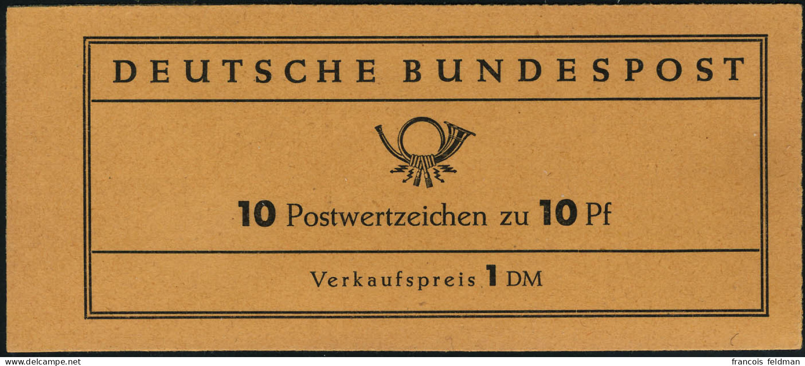 Neuf Sans Charnière 10P Vert. Carnet De 10ex. Michel N°6 émis En 1960. T.B. - Sonstige & Ohne Zuordnung