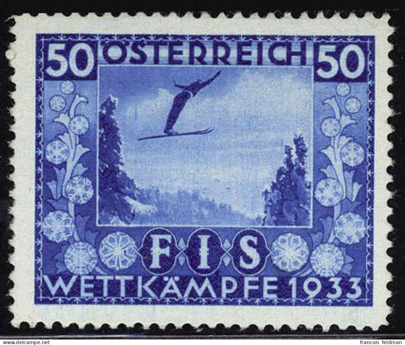 Neuf Sans Charnière N° 426/9, La Série FIS 1933, T.B. - Sonstige & Ohne Zuordnung