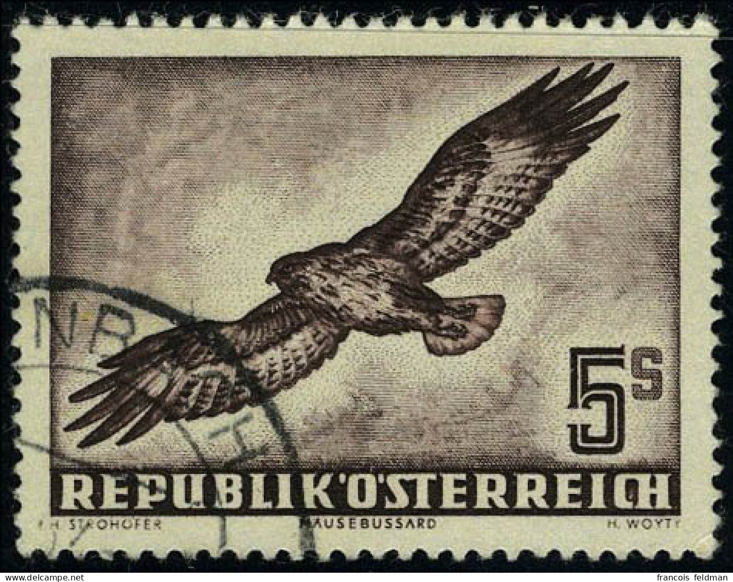 Oblitéré N° 54/60,  La Série Oiseaux T.B. - Other & Unclassified