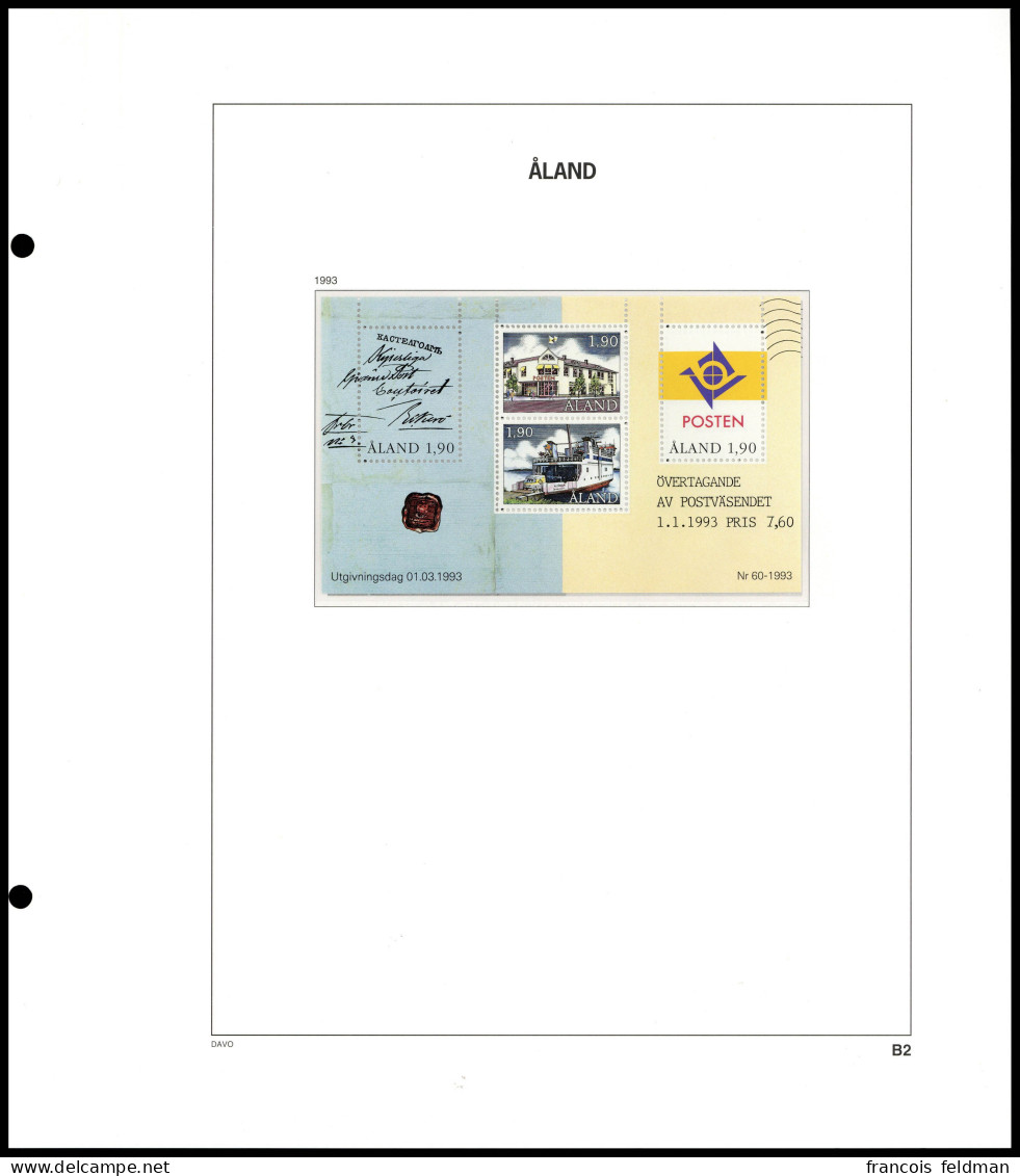 Neuf Sans Charnière Collection Complète De 1984 à 2010 Timbres, Blocs Et Carnets S/feuilles Dans Un Album DAVO Avec étui - Andere & Zonder Classificatie