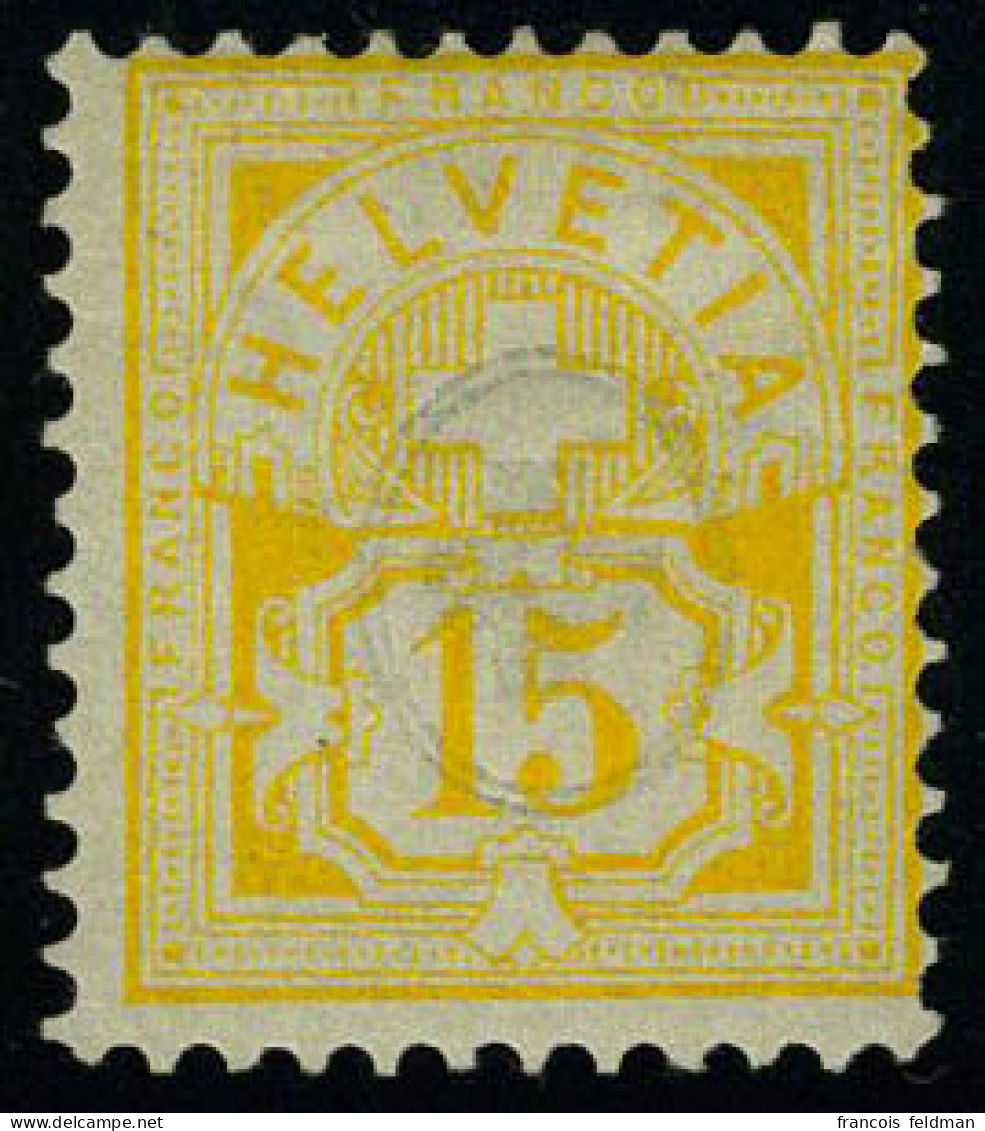 Neuf Avec Charnière N° 62, 15c Jaune, T.B. - Other & Unclassified