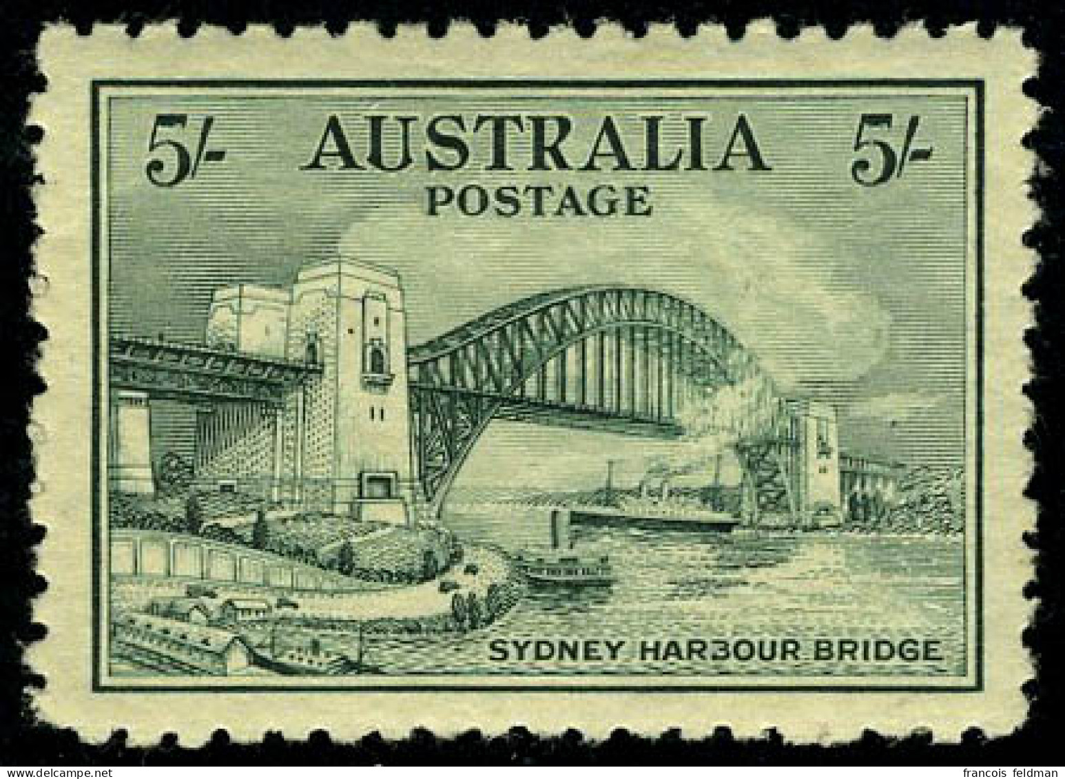 Neuf Avec Charnière N° 91, 5s Inauguration Du Pont De Port De Sydney, Cl, TB - Autres & Non Classés