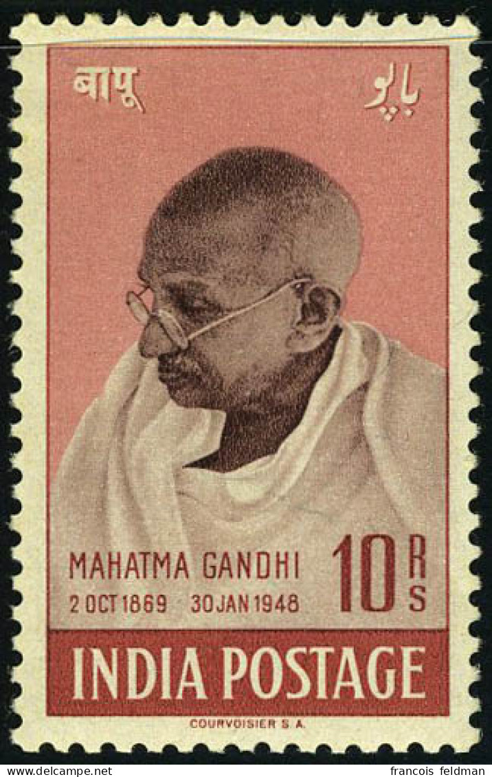 Neuf Avec Charnière N° 3/6, La Série Gandhi, Gomme Légèrement Jaunie (SG 305/8 - 425£) - Autres & Non Classés