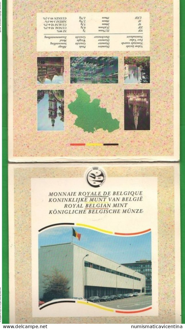 Belgio Belgium Belgique Serie Set 1989 Belgien UNC - FDC, BU, BE & Estuches