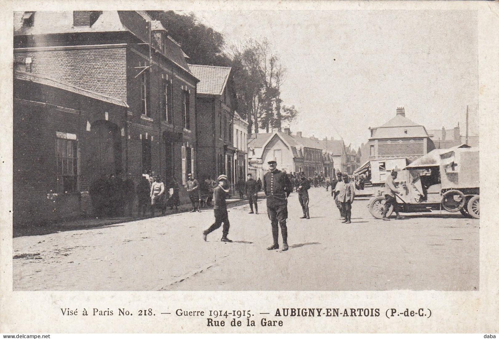 Aubigny-en-Artois.  Rue De La Gare - Aubigny En Artois