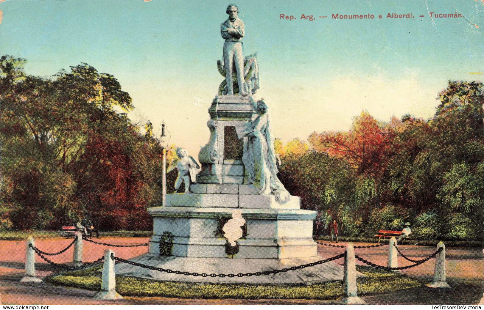 ARGENTINE - Tucuman - Monumento A Alberdi - Colorisé - Carte Postale Ancienne - Argentinien