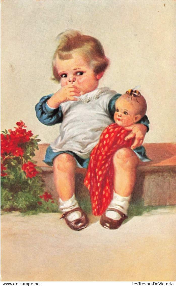 FANTAISIES - Bébés - Colorisé - Carte Postale Ancienne - Bebes