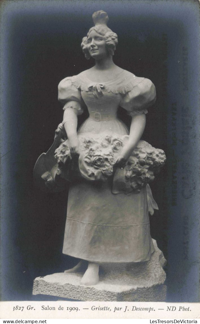 ARTS - Sculptures - Grisette - Carte Postale Ancienne - Sculptures