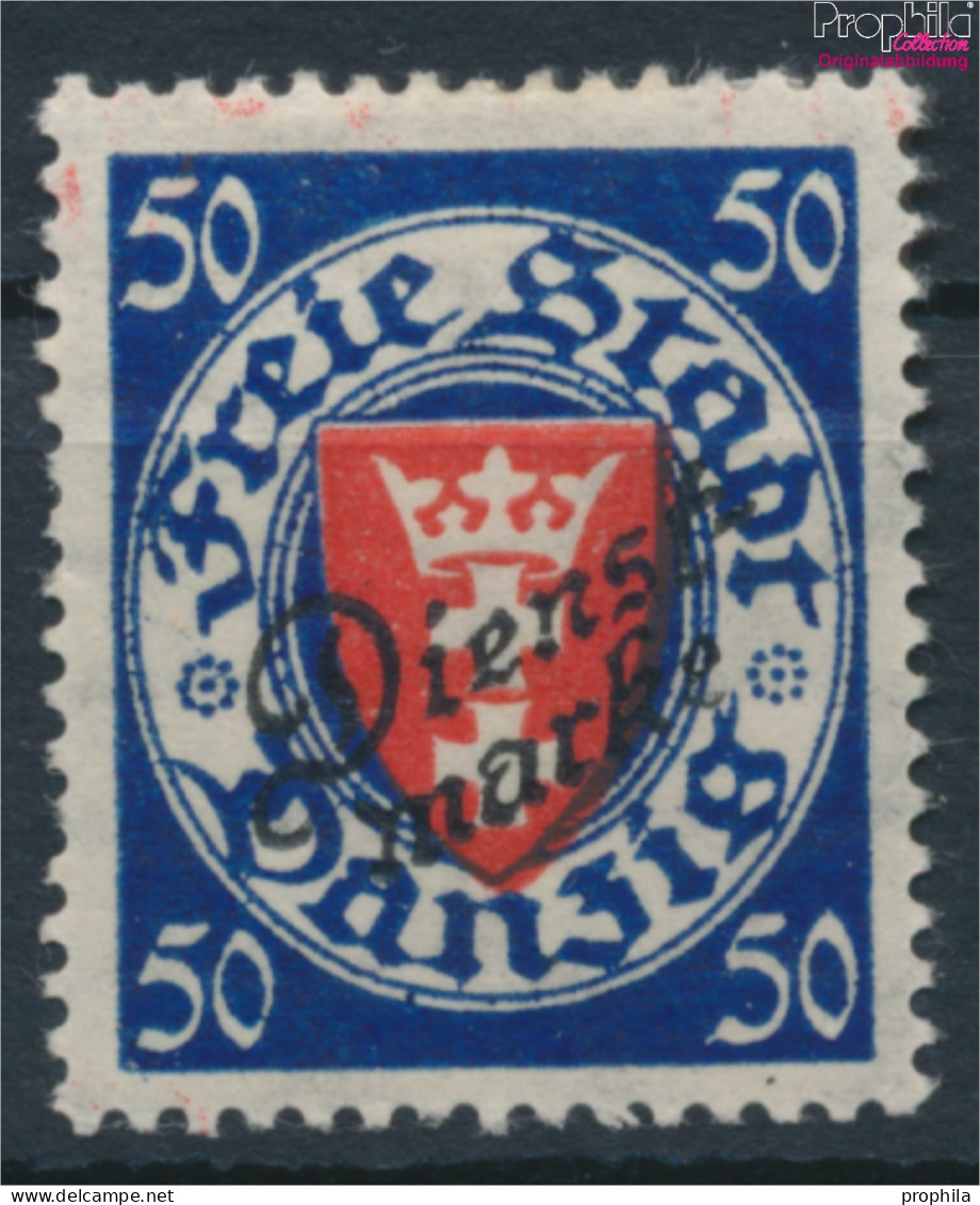 Danzig D50 Mit Falz 1924 Dienstmarke (10221860 - Dienstmarken