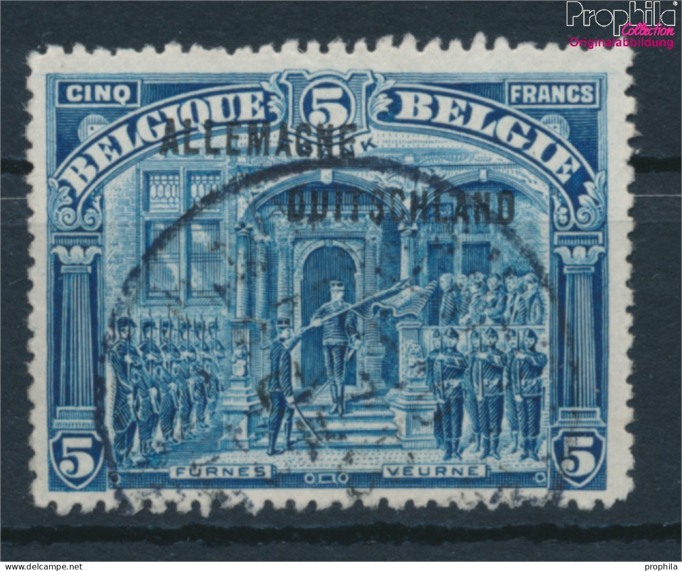 Belgische Post Rheinland 13II A Gestempelt 1919 Albert I. (10221731 - OC38/54 Belgische Besetzung In Deutschland