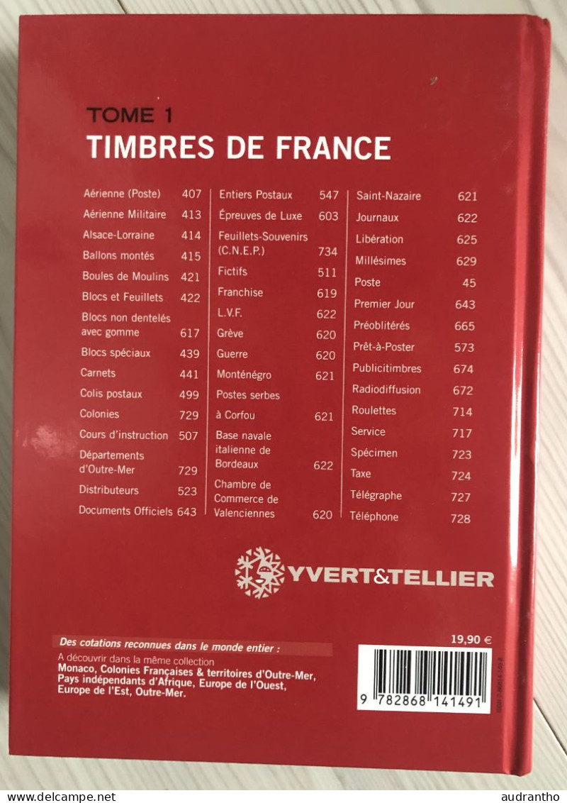 YVERT ET TELLIER Catalogue Mondial De Cotation Des Timbres 2006 Tome 1 Timbres De France 1949 à Nos Jours + Cdrom - Encyclopedieën