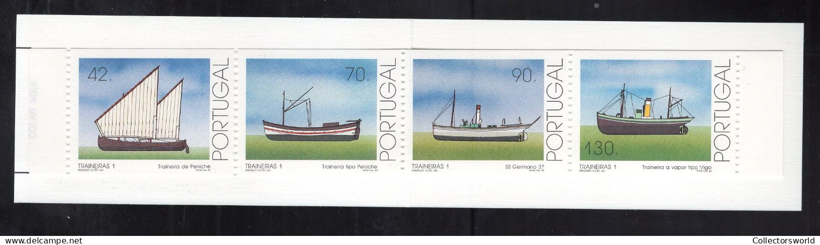 Portugal Booklet 1993 4v Ship Trawlers MNH - Markenheftchen