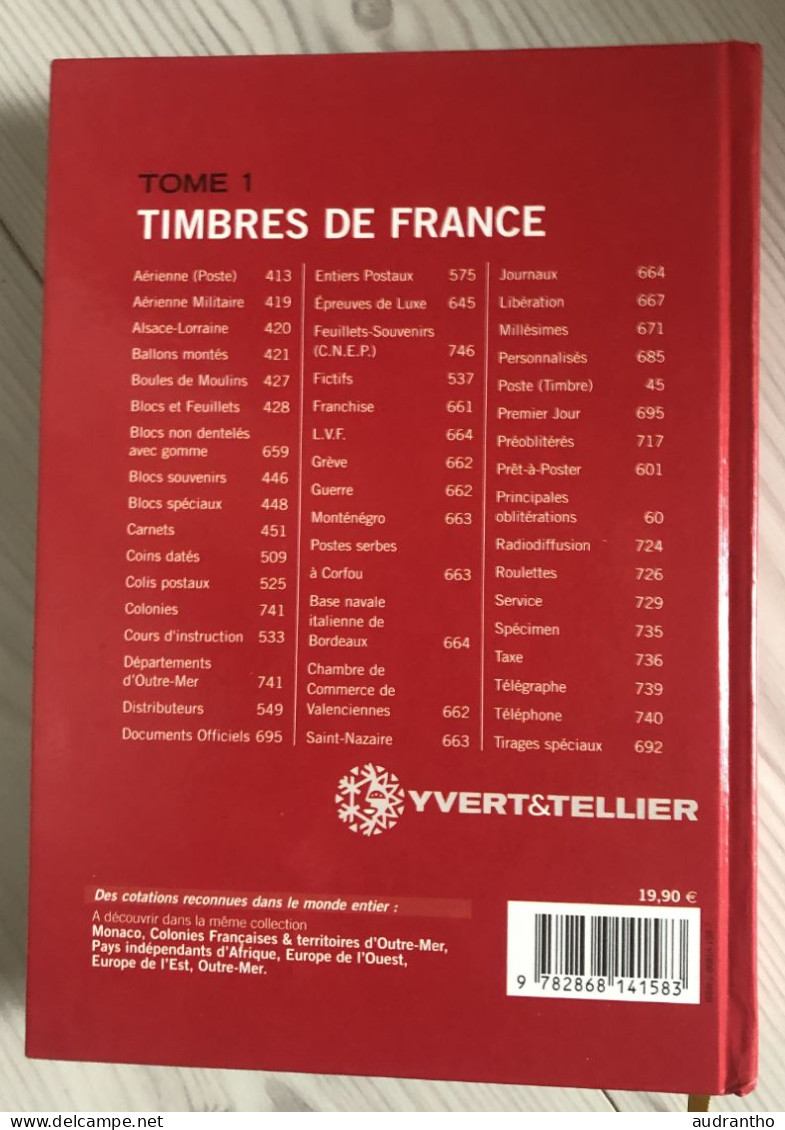 YVERT ET TELLIER Catalogue Mondial De Cotation Des Timbres 2007 Tome 1 Timbres De France 1949 à Nos Jours +cdrom - Enzyklopädien