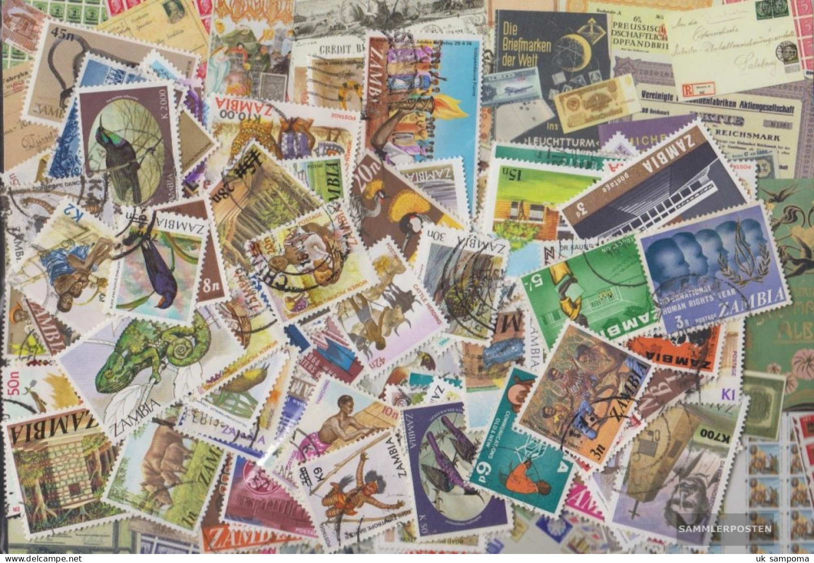 Sambia 200 Different Stamps - Zambia (1965-...)