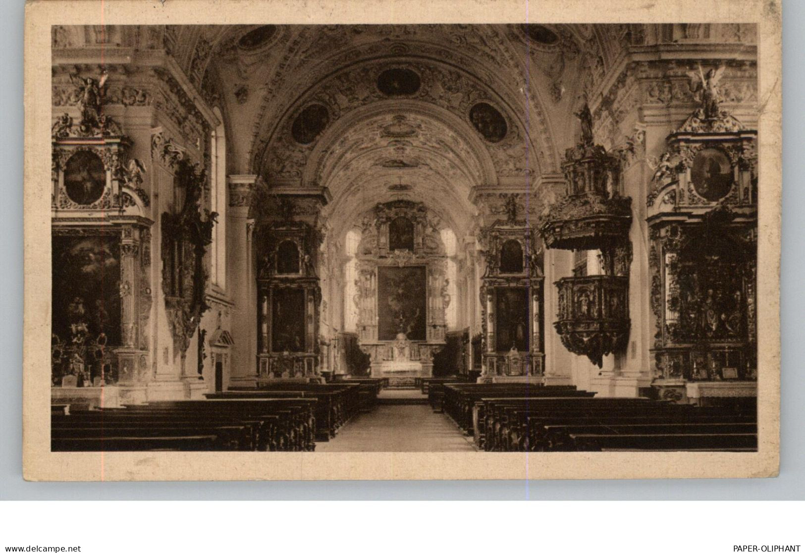 8879 KAMMELTAL - WETTENHAUSEN,  Inneres Der Kirche, 193... - Guenzburg