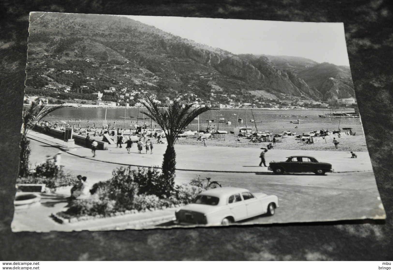 A2949   Menton, La Plage, Auto Car / 1961 - Menton