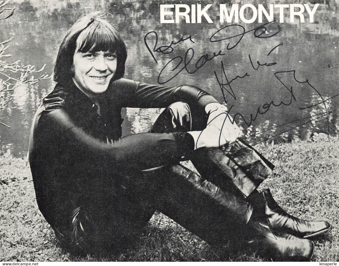 C9663 ERIK MONTRY Dédicace Autographe - Singers & Musicians