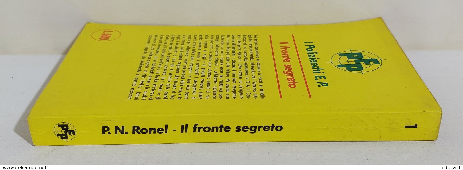 I116372 P. N. Ronel - Il Fronte Segreto - Paoline 1972 - Politieromans En Thrillers