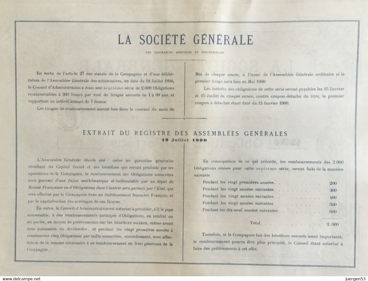 La Société Générale (Charles Crabbe) - Banque & Assurance