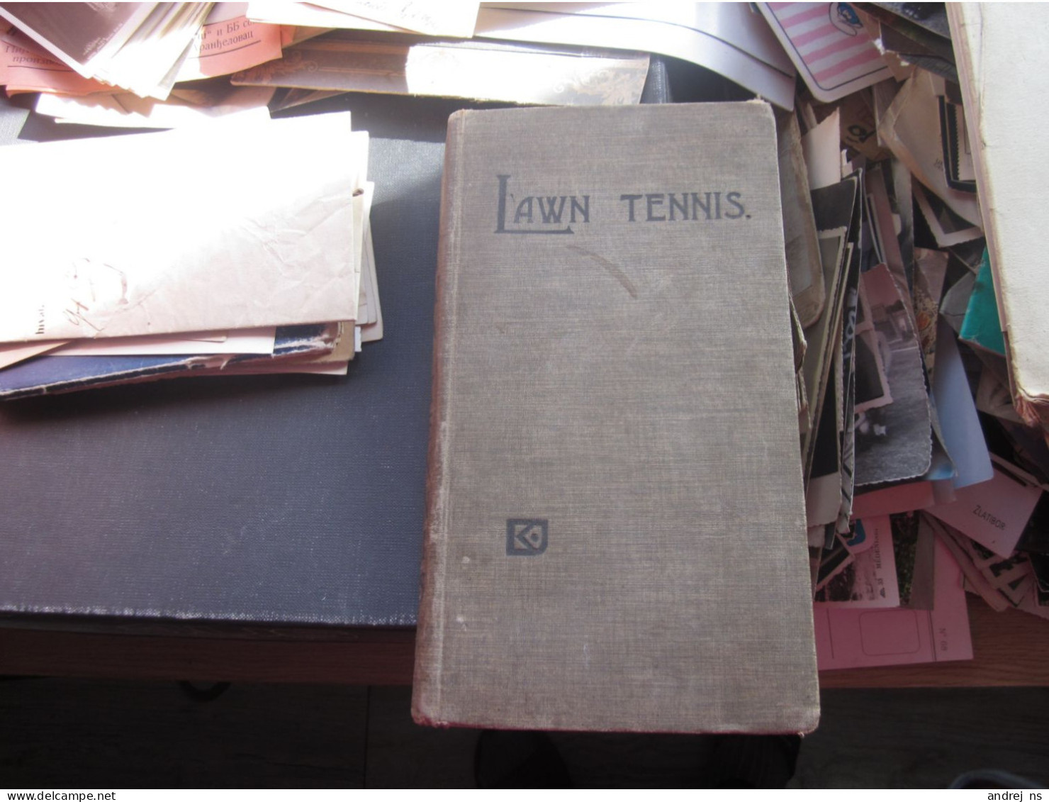 Lawn Tennis Old Book Grof Andrassy Geza Urnak Budapest 1903 233 Pages + Advertisements - Books