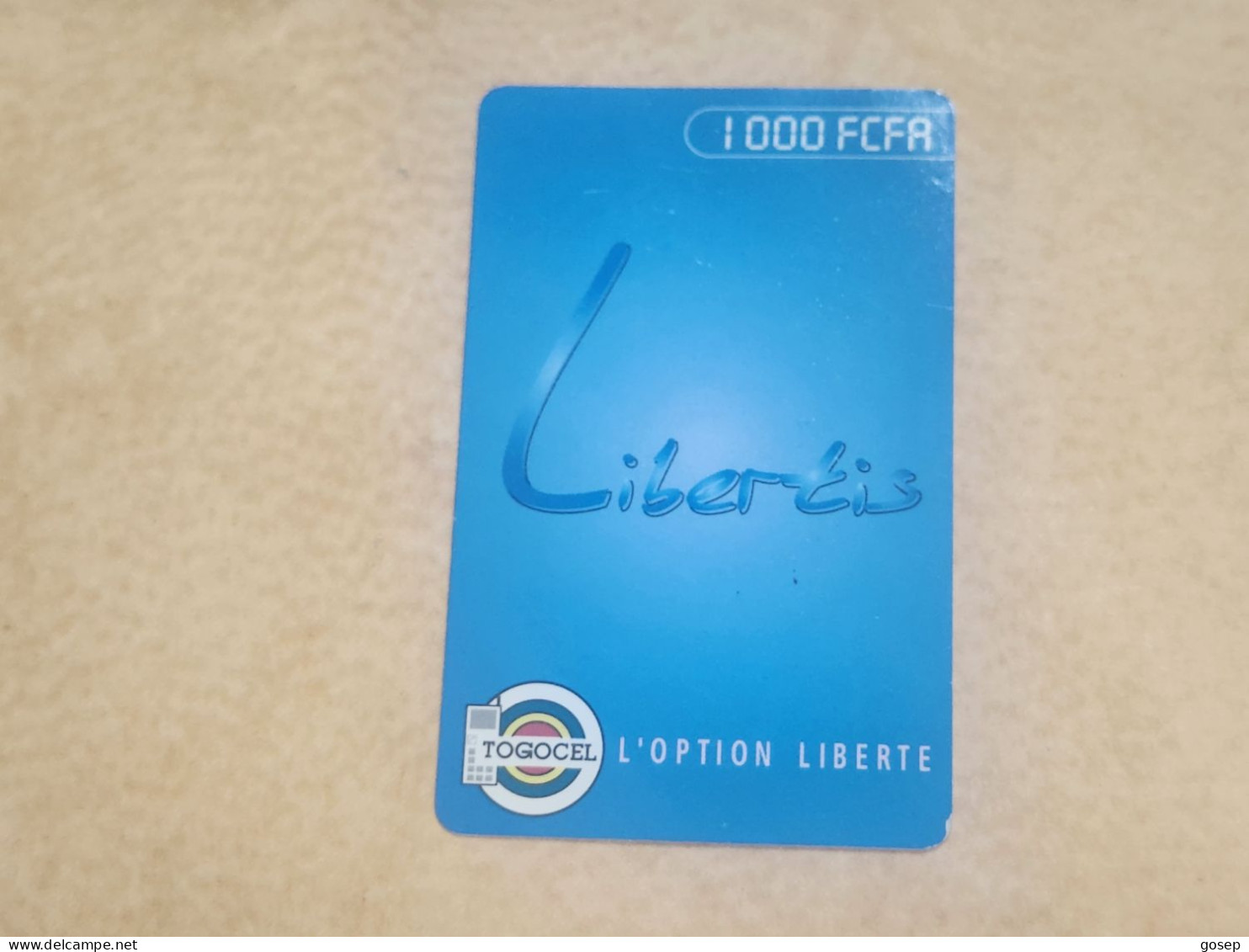 TOGO-(TG-LIB-REF-0003)-Libertis-blue 1000 FCFA-(Horizontal)-(2)-(1000FCFR)-(6700-095-606-3639)-(used Card - Togo