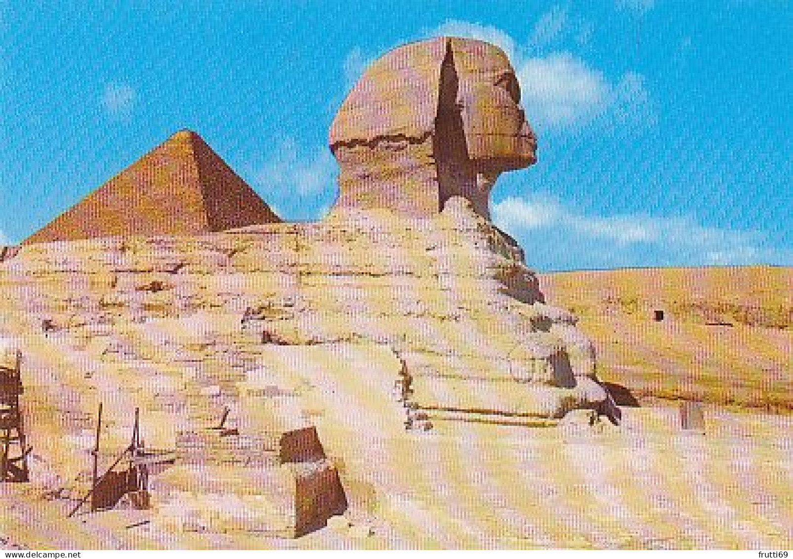 AK 171818 EGYPT - Giza - The Sphinx And The Pyramid Of Cheops - Sfinge