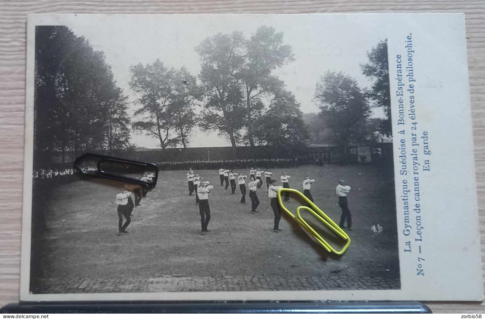 Estinnes - Estinnes Au Mont - Bonne Espérance - Gymnastique Suédoise -Leçon De Canne Royale 2  - Carte 7 Sur 8 - Estinnes