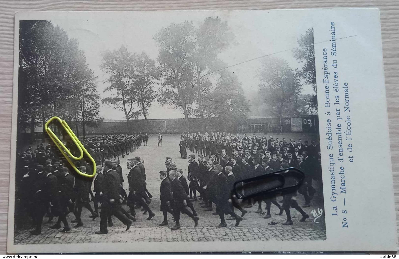 Estinnes - Estinnes Au Mont - Bonne Espérance - Gymnastique Suédoise - Marche D'ensemble  - Carte 8 Sur 8 - Estinnes