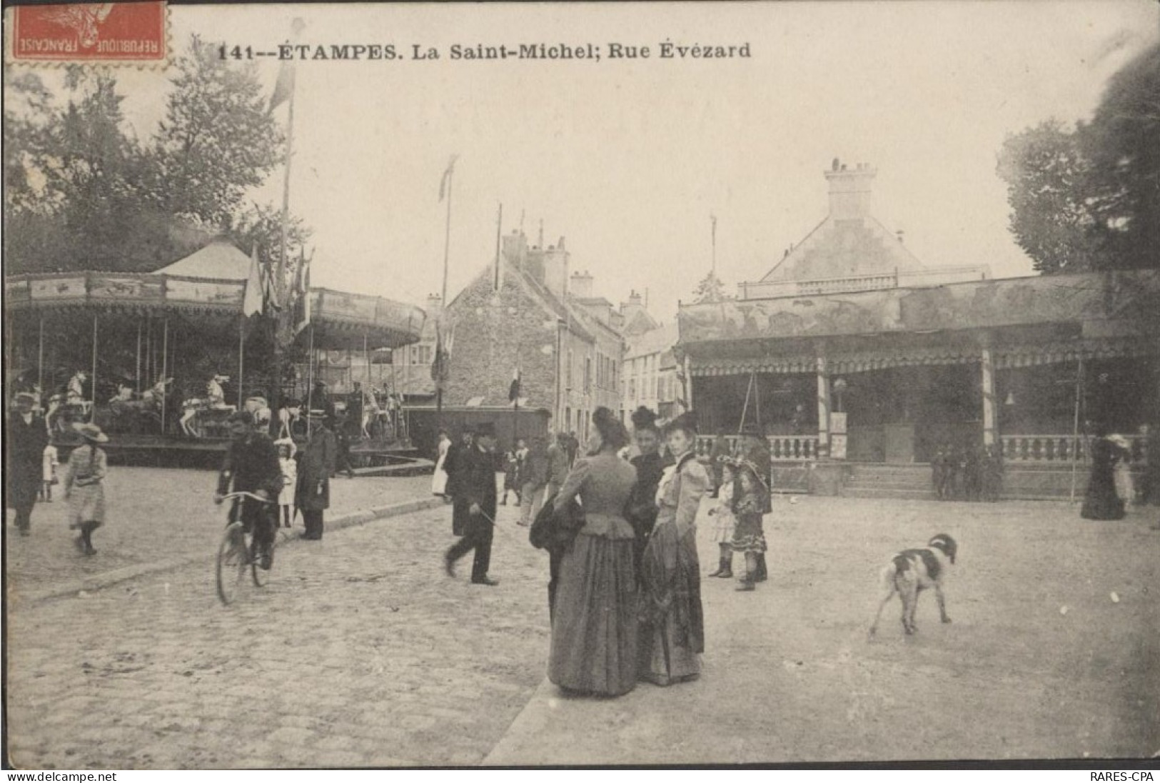 91 ETAMPES - LA SAINT MICHEL - RUE EVEZARD - LE MANEGE - RCPA 08 - Etampes