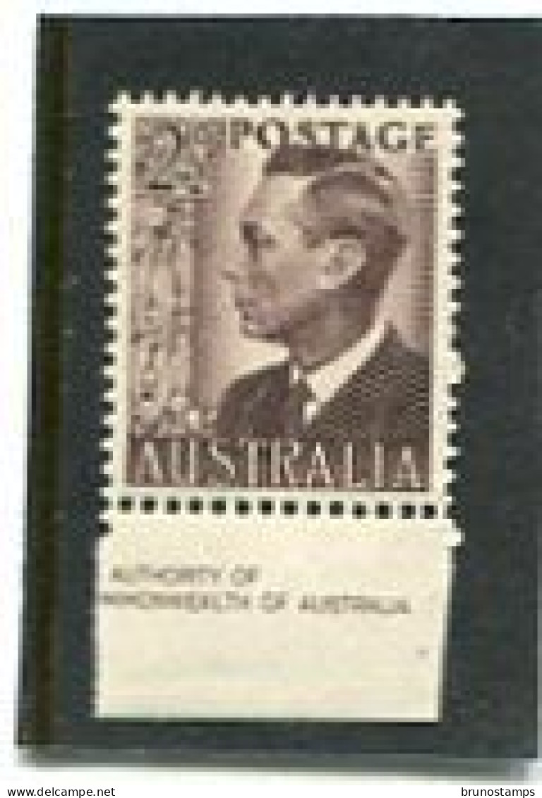 AUSTRALIA - 1951  2 1/2d  KGVI  MINT NH - Mint Stamps