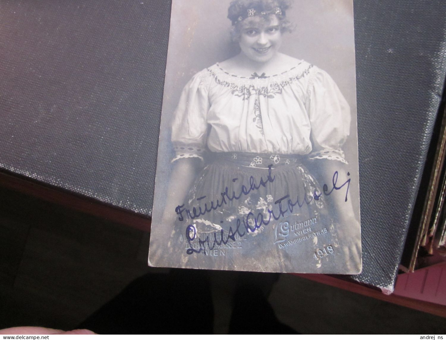 Louise K THEATER STAR  Autographs Signatures L Gutmann Wien 1918 - Acteurs & Toneelspelers