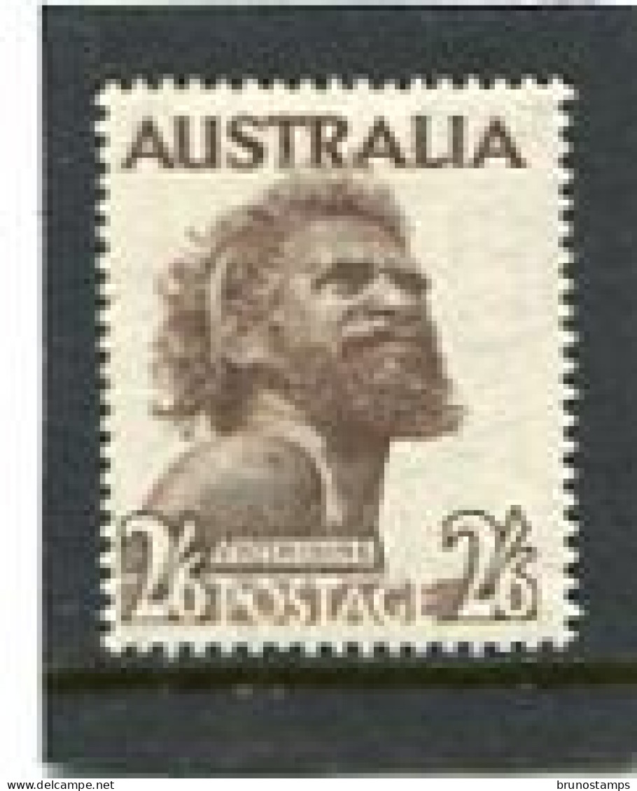 AUSTRALIA - 1952  2/6  ABORIGINE  WMK  MINT  SG 253 - Ongebruikt