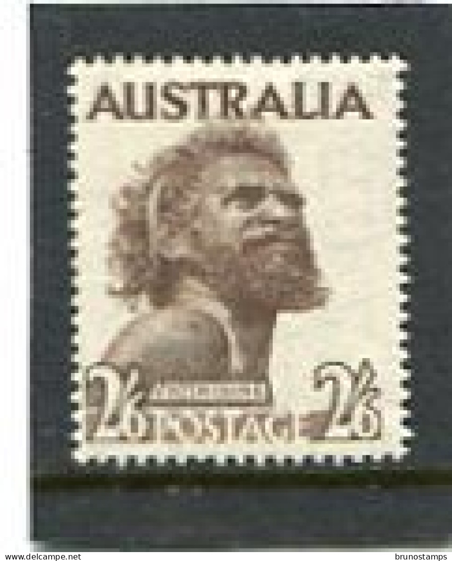 AUSTRALIA - 1952  2/6  ABORIGINE  WMK  MINT  SG 253 - Neufs