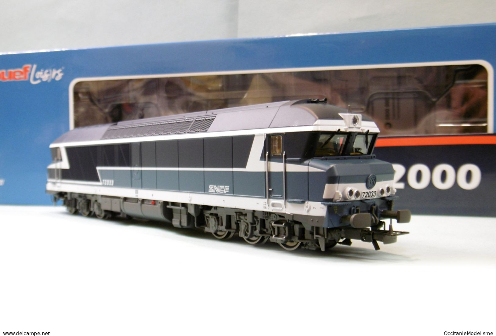 Jouef - Locomotive Diesel CC 72033 72000 Bleu SNCF ép. IV - V Réf. HJ2603 Neuf HO 1/87 - Locomotoras