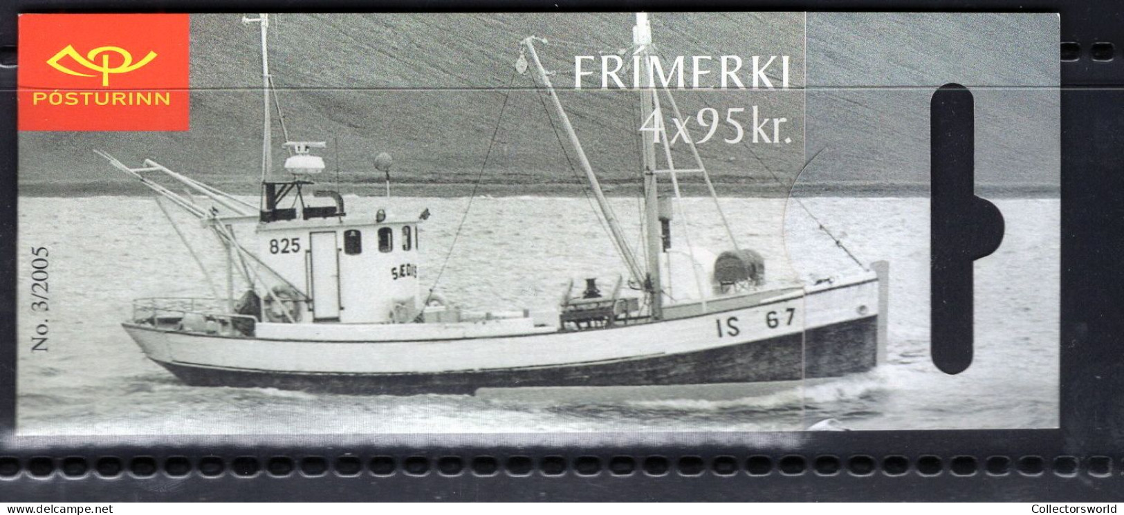 Iceland 2005 4v - 4 X 95Kr Fish Trawler - Ships MNH - Booklets