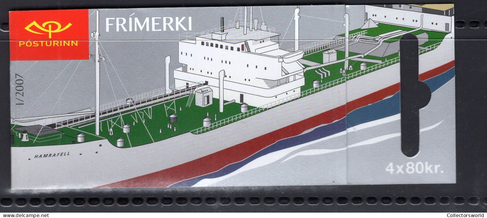 Iceland 2007 4v - 4 X 80Kr Cargo Ships MNH - Carnets