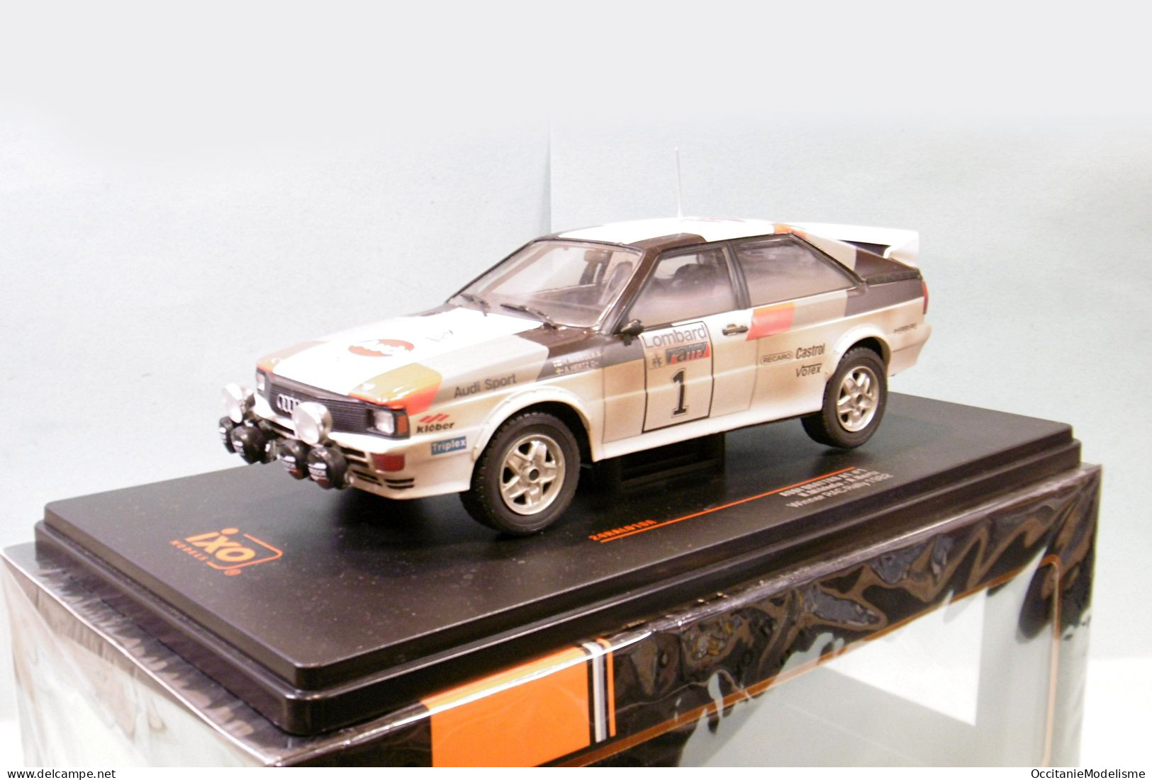 Ixo - AUDI QUATTRO A1 #1 Winner RAC Rally 1982 Mikkola / Hertz Réf. 24RAL010A Neuf NBO 1/24 - Autres & Non Classés