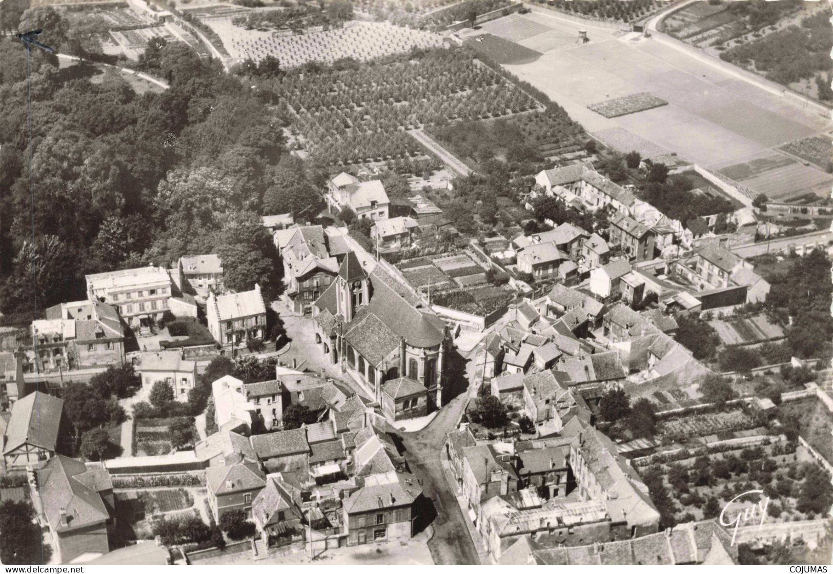 95 - GROSLAY _C00423_  Vue Générale - Eglise Saint-Martin - CPSM 15x10 Cm - Groslay