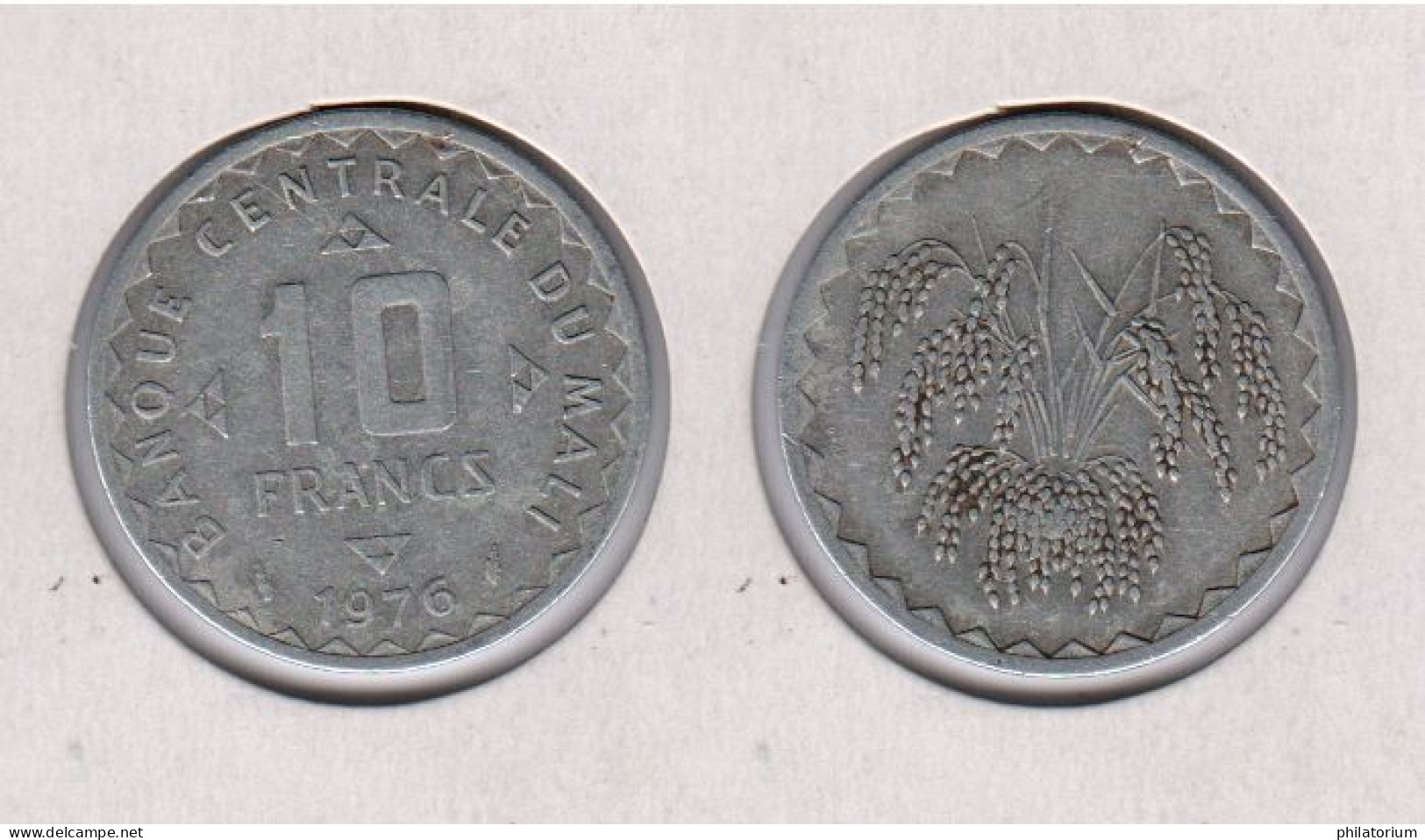 MALI 10 Francs Maliens, 10 F, 1976, KM#11 - Mali (1962-1984)