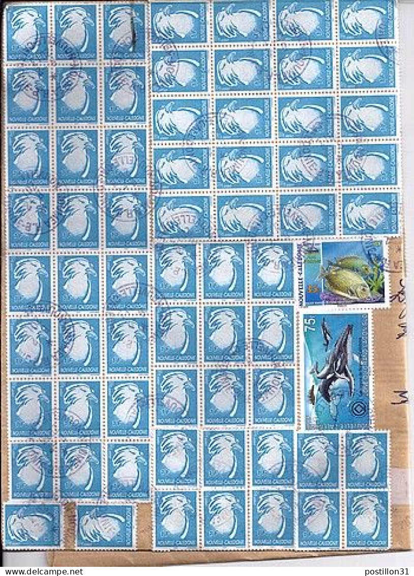 Nlle CALEDONIE N° 946x100/886/1167x4/998 S/L. DE NOUMEA/8.2.13 POUR LA FRANCE - Storia Postale