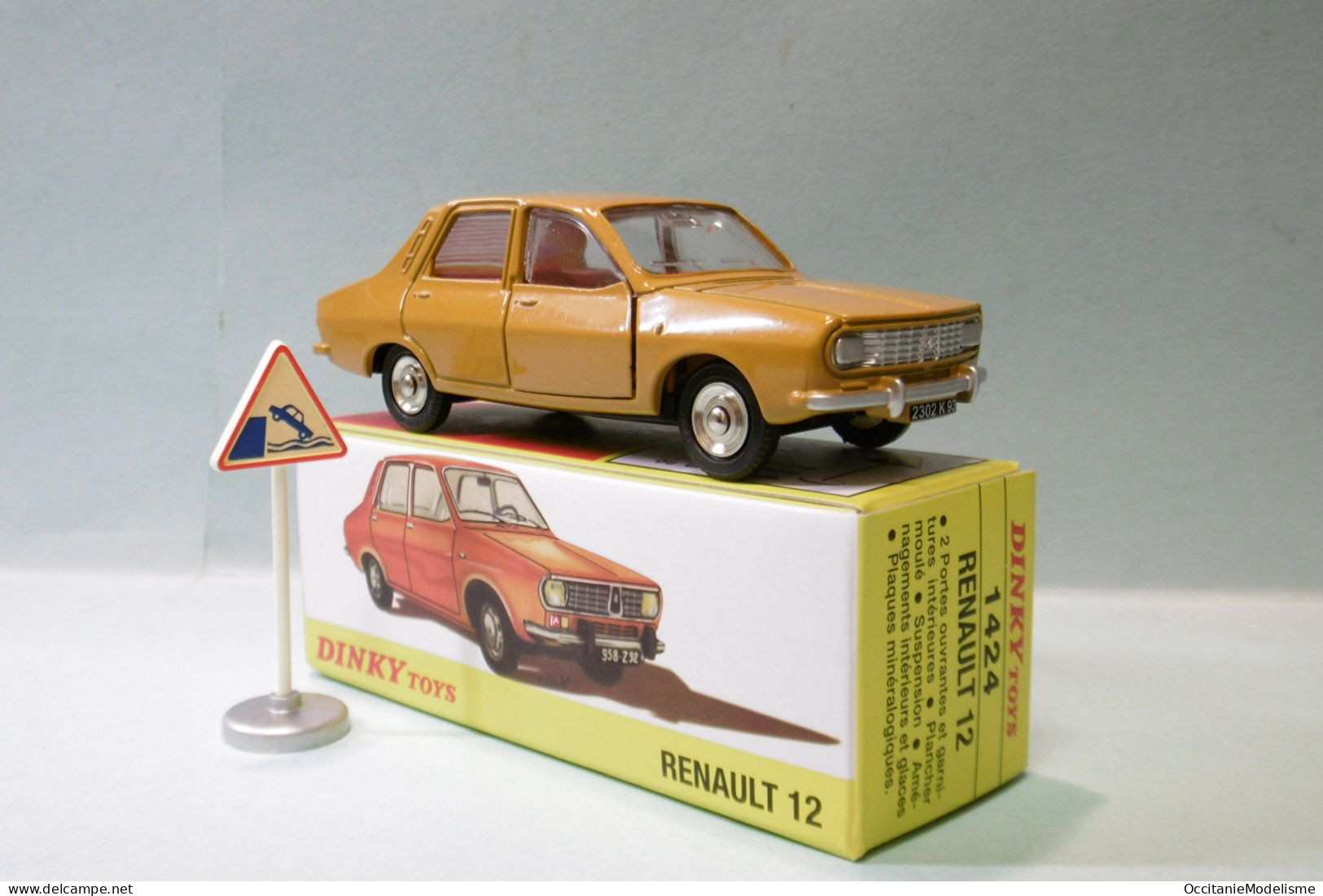 Dinky Toys / Atlas - RENAULT 12 Orange Réf. 1424 Neuf NBO 1/43 - Dinky