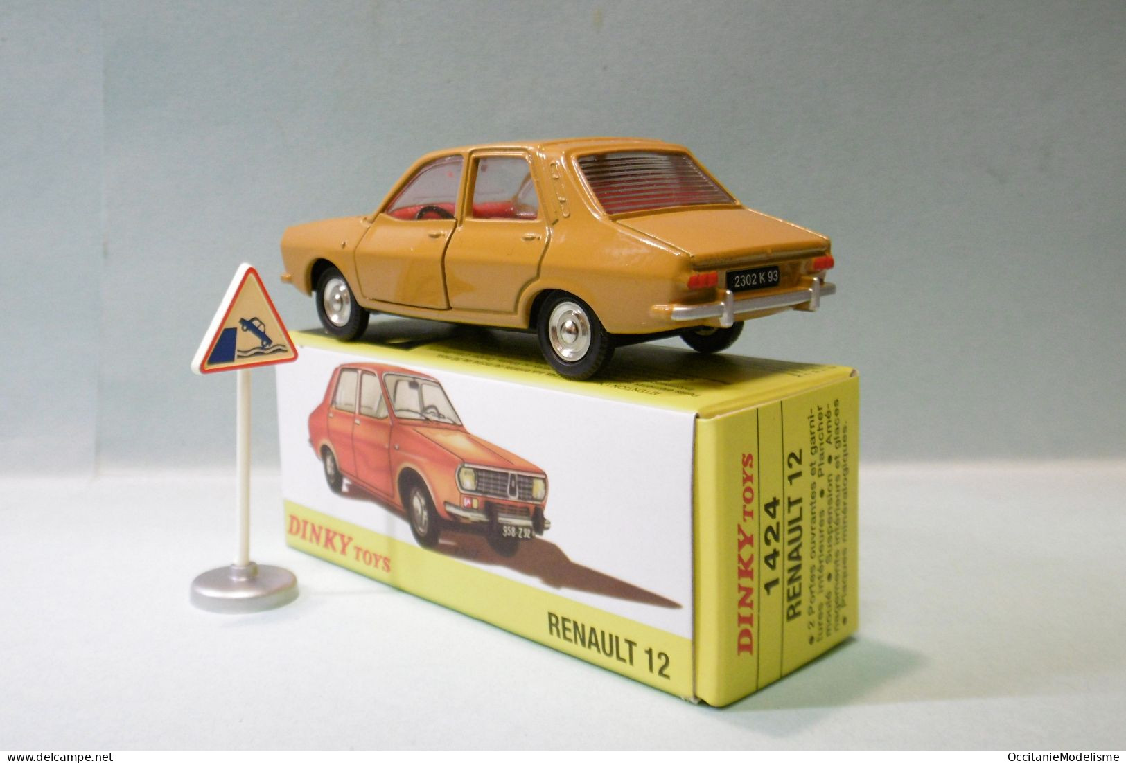 Dinky Toys / Atlas - RENAULT 12 Orange Réf. 1424 Neuf NBO 1/43 - Dinky