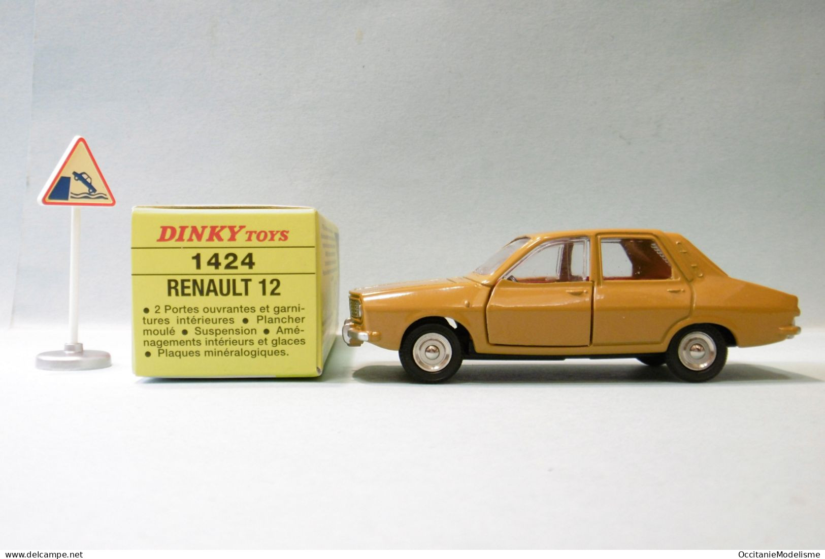 Dinky Toys / Atlas - RENAULT 12 Orange Réf. 1424 Neuf NBO 1/43 - Dinky