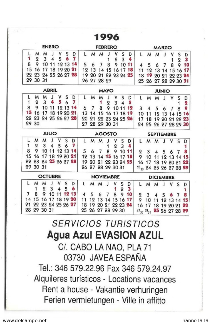 Calendrier 1996