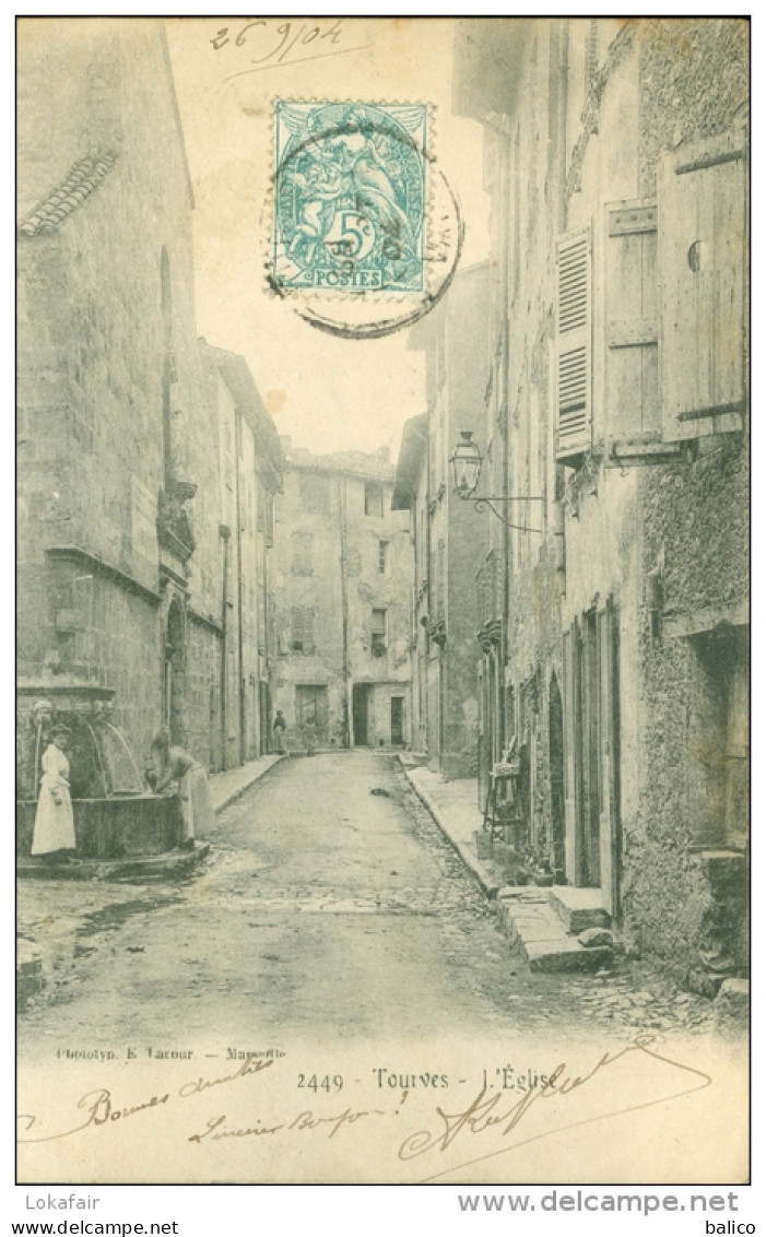 83 - Tourves - Fontaine De L'Église - Tavernes