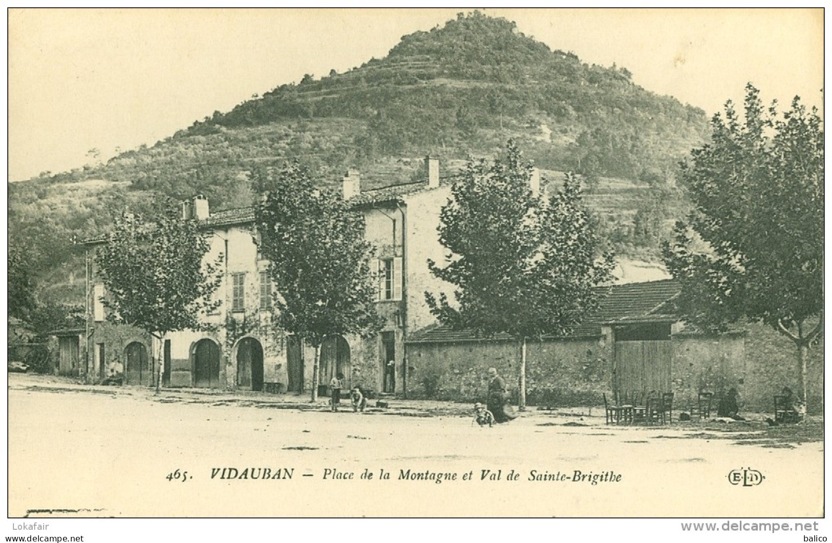 83 - Vidauban - Place De La Montagne Et Val De Sainte Brigitte - Vidauban